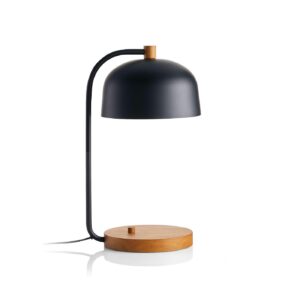 1 Lex Black Dome USB Desk Lamp